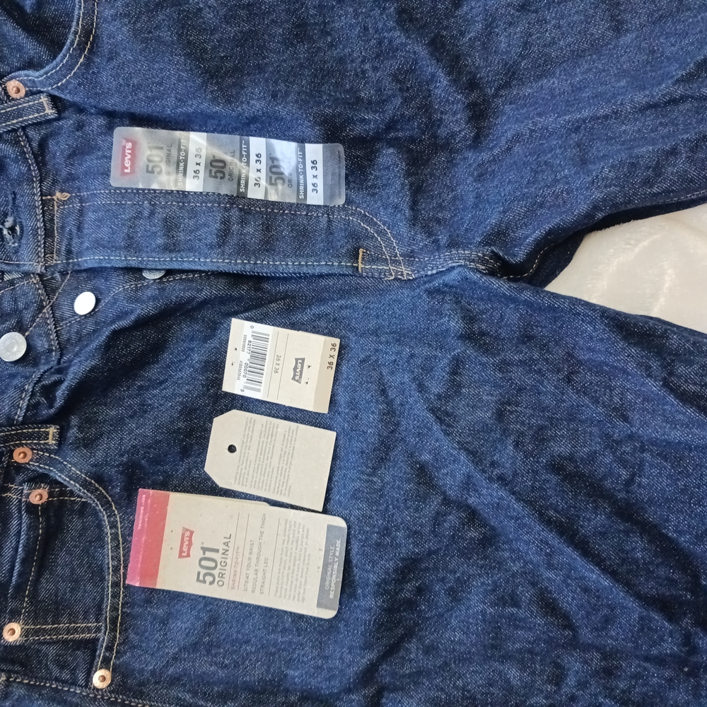 Levi's 501 Buttonfly Men's Blue Jeans
